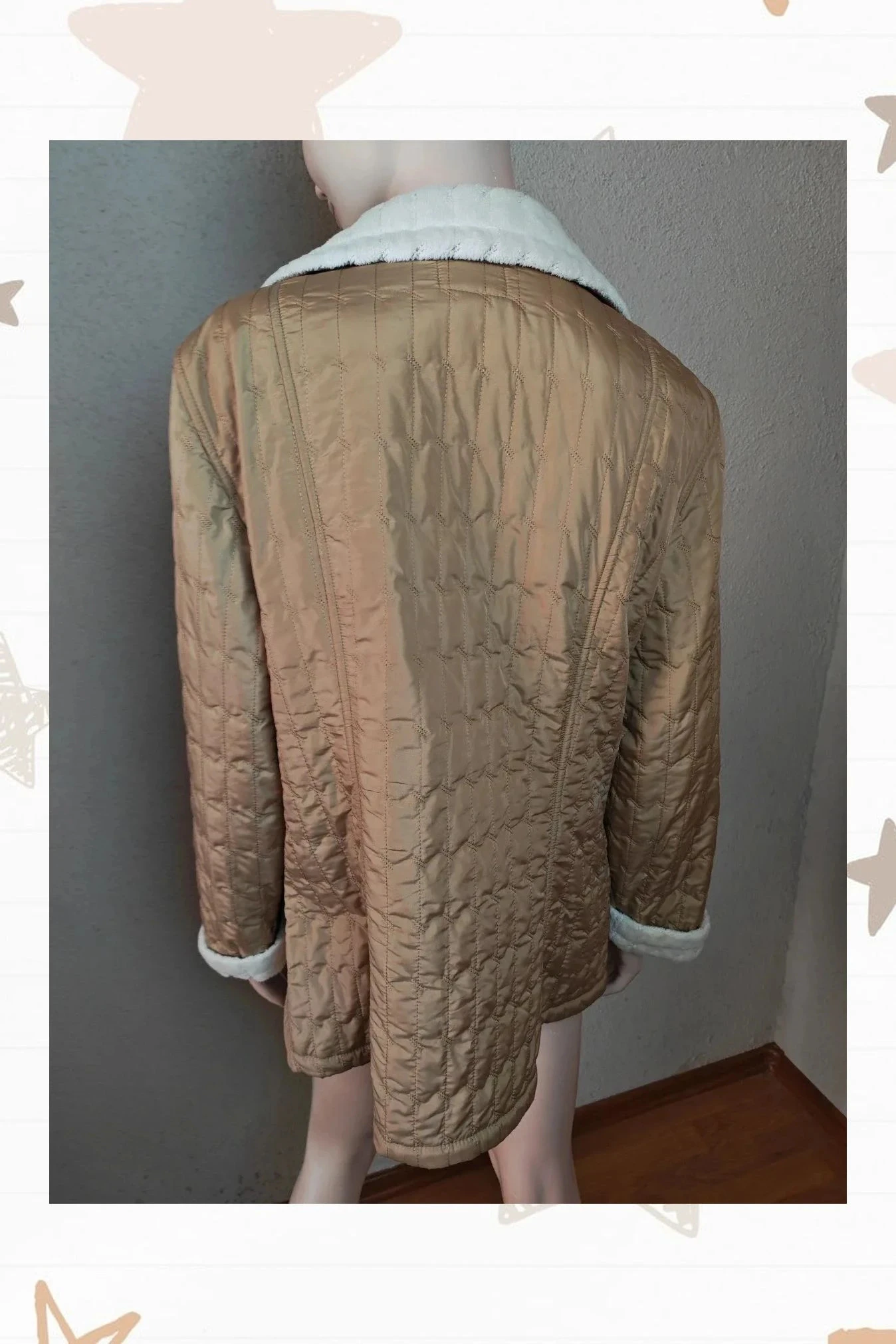 Casaco acolhedor Mafecco com forro de lã – photo 4
